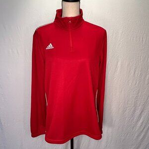 Adidas Red Pullover womens size Large